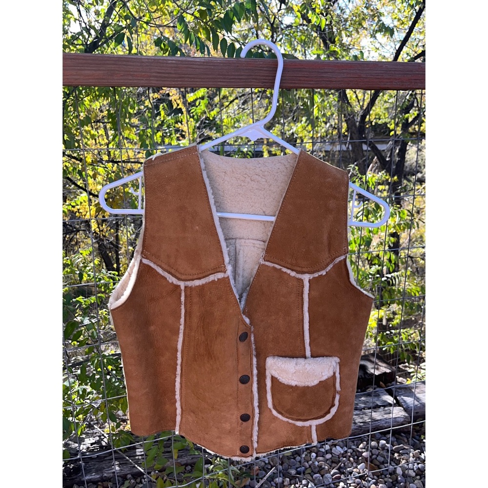 Vintage leather vest